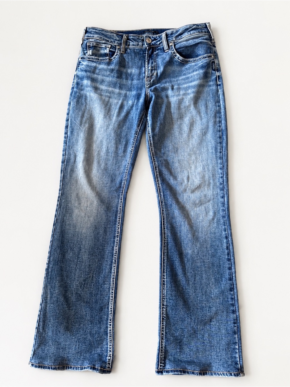 Silver Jeans Women's Flare Jeans - Blue Wash